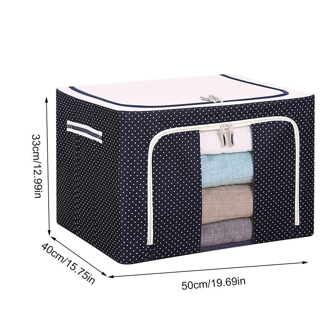 Saree Cover Storage Bag, Non Woven Water Resistant Wardrobe Organizer Saree Cover Set (Pack of 1)