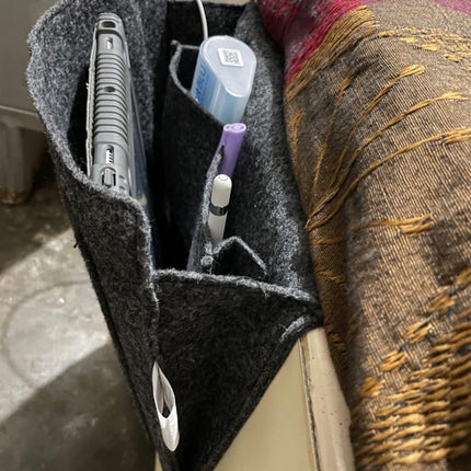 Bedside Caddy Essentials Pocket Hanging Storage Organizer