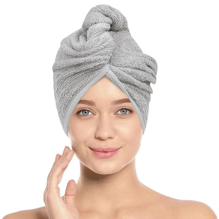 Hair Towel Wrap Quick Dry 100% Cotton