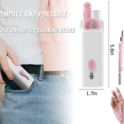 7-in-1 Electronics Cleaner Kit - Keyboard Cleaner kit, Portable Multifunctional Cleaning Tools
