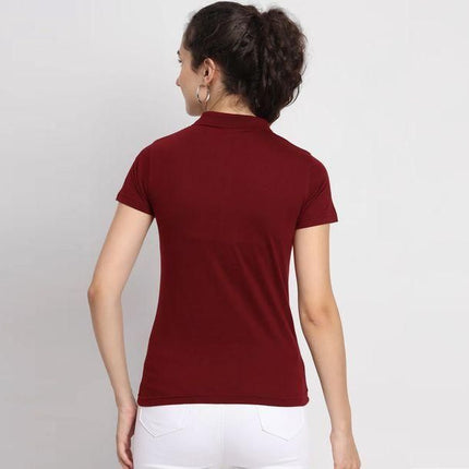 Ketex Cotton Blend Polo Neck T-shirt (Pack Of 5)