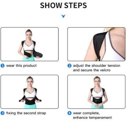 Adjustable Back Posture Corrector/ Slouching Relieve Pain Belt Women Men