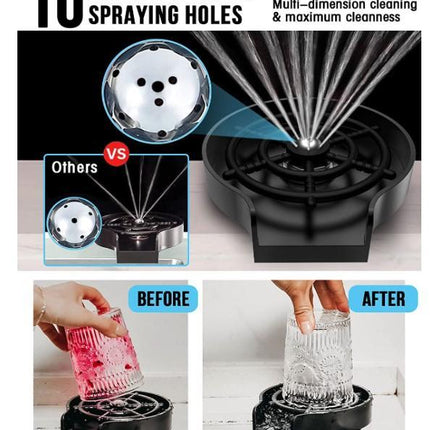 Glass Rinser for Kitchen Sink