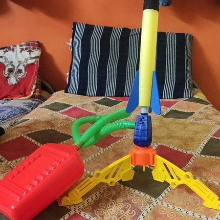 Rocket Air Pressure Toy Outdoor Activity for Kids