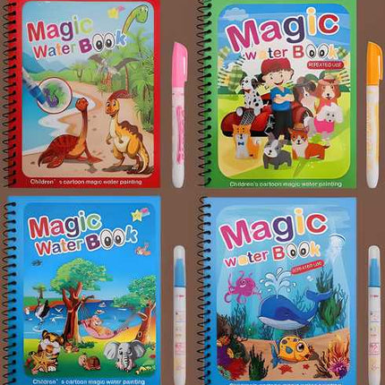 Reusable Magic Water Painting Book