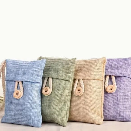 Bamboo Charcoal Air Purifying Bag Absorber Car Air Freshener(Pack Of 2)