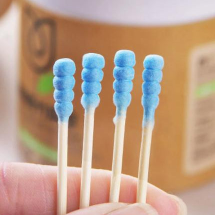 Cotton Swabs- 200 pcs Soft Wood Sticks Cotton Swabs