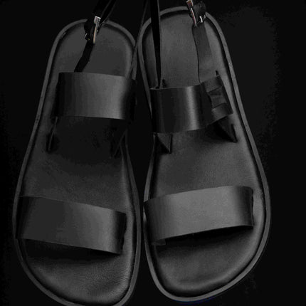 AM PM Men's Daily wear Leather Sandals