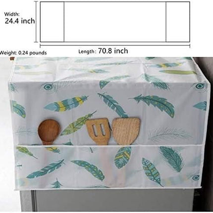 Refrigerator Waterproof Cover with Pockets