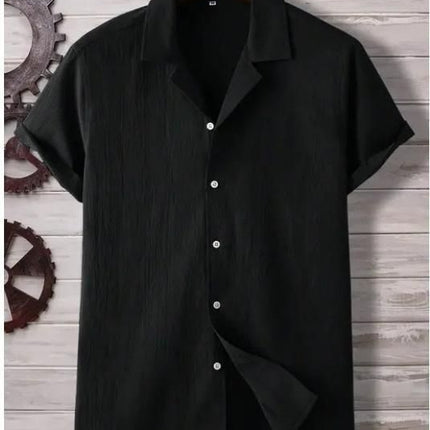 Men's Ice Silk Quick-Drying Shirt Black