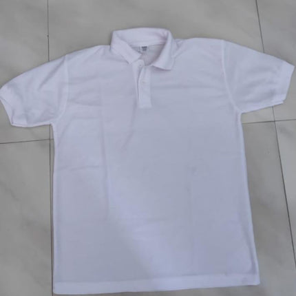 Cotton Blend Solid Half Sleeves Polo T-Shirt