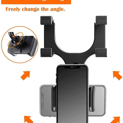 Rearview Mirror Phone Holder