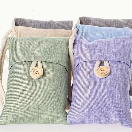 Bamboo Charcoal Air Purifying Bag Absorber Car Air Freshener(Pack Of 2)