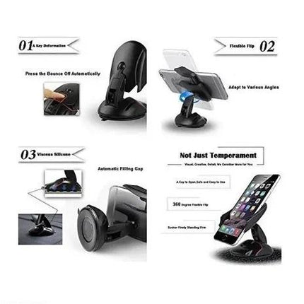 Multifunctional Car Mobile Holder for Dashboard