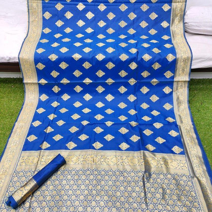 Delicate Cotton Silk Jacquard Work Saree