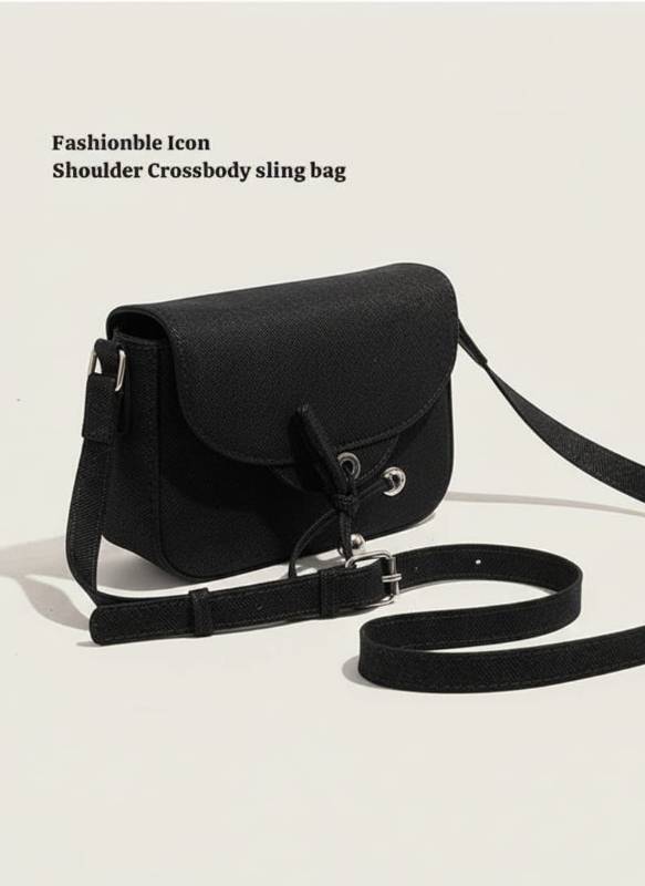 Chic Black Crossbody Bag