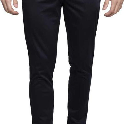 Lycra Blend Solid Slim Fit Mens Casual Trousers