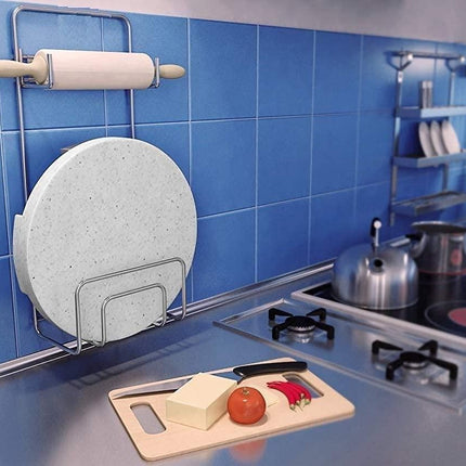 Stainless Steel Rolling Pin Holder Chakla Belan Stand