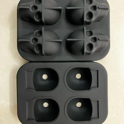3D Skull Silicon Ice Cube Tray