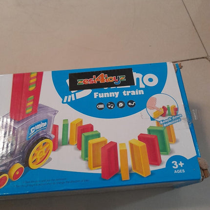 Train Toy Domino Set for Kids ? BPA-Free Plastic with Sound Effects�