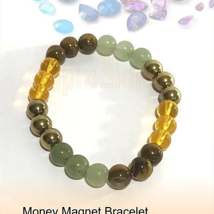 Natural Money Beads Bracelet (Pack of 1)