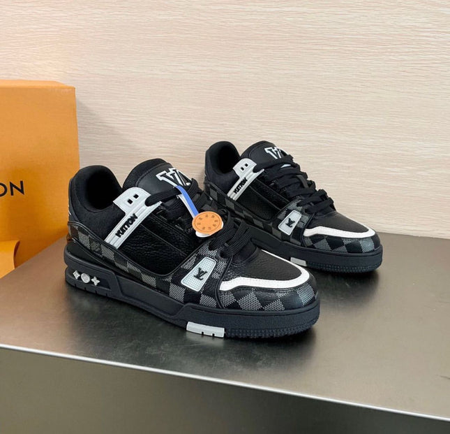 LV trainer Denim black Sneaker