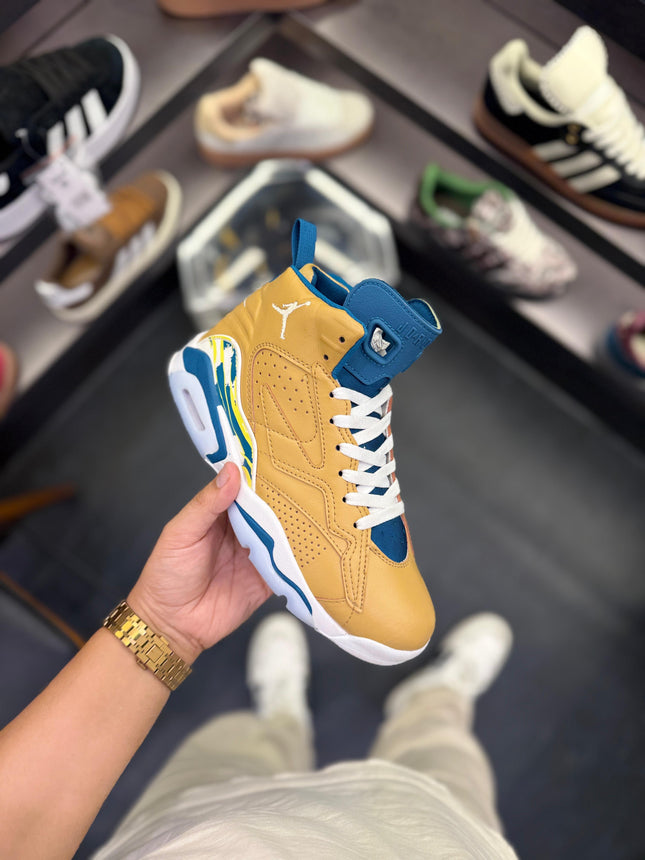 AIR JORDANS RETRO 6 JUMPMAN MVP TWIN TEAL