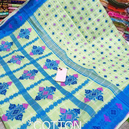 *Exclusive Premium Quality Cotton Jamdani Saree