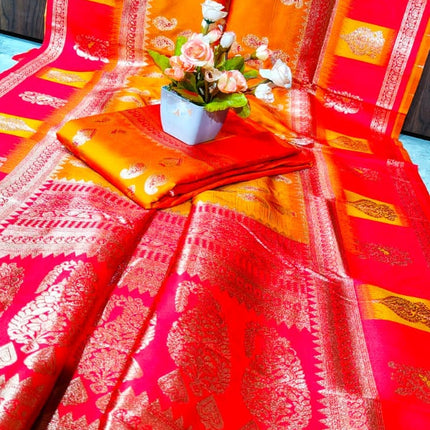 Parasi katan Banarasi Silk