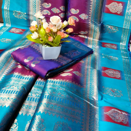 Parasi katan Banarasi Silk