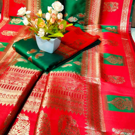 Parasi katan Banarasi Silk
