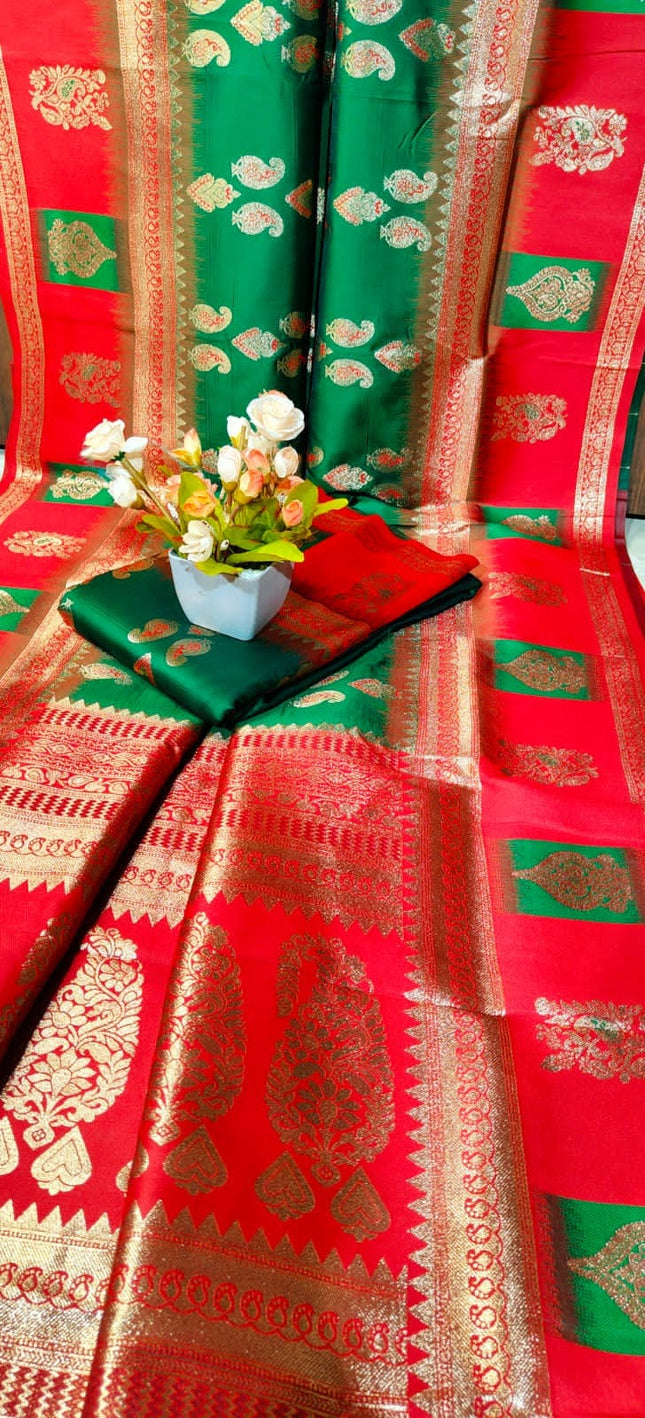 Parasi katan Banarasi Silk