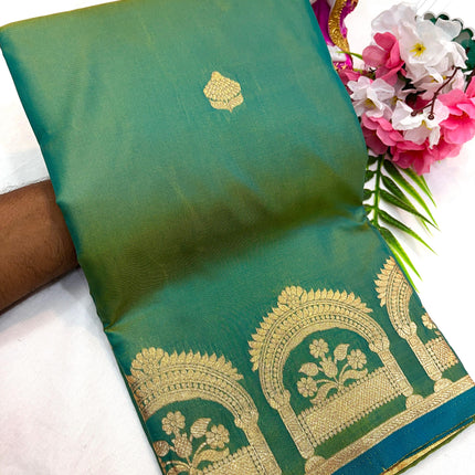 Open Border Jari work Saree