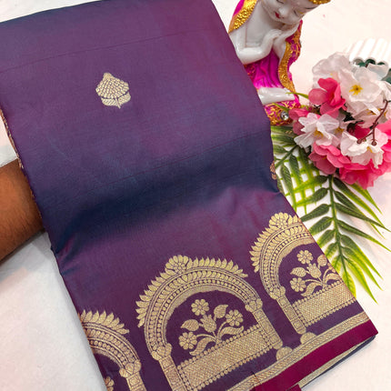 Open Border Jari work Saree