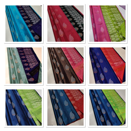 Beautiful soft litchi silk kubera pattin saree