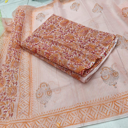 Kurta and Dupatta set Kota Doria