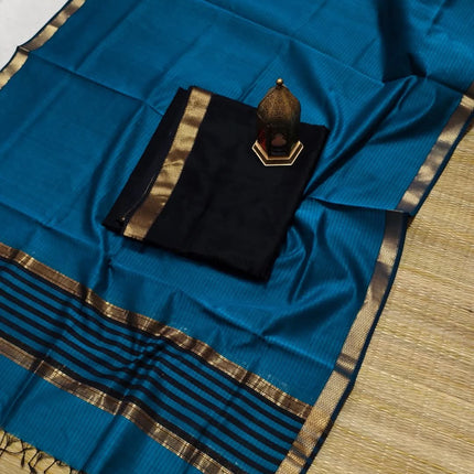EXCLUSIVE !! HANDLOOM KOTA MAHESHWARI SILK SAREE