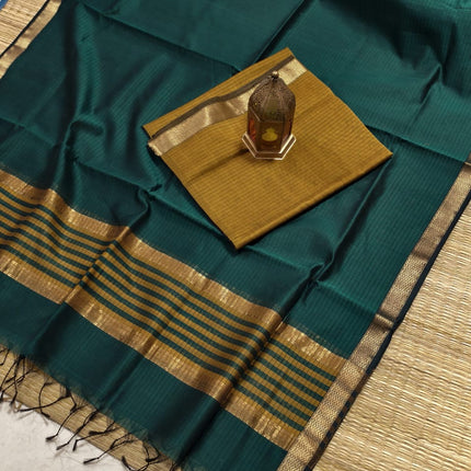 EXCLUSIVE !! HANDLOOM KOTA MAHESHWARI SILK SAREE