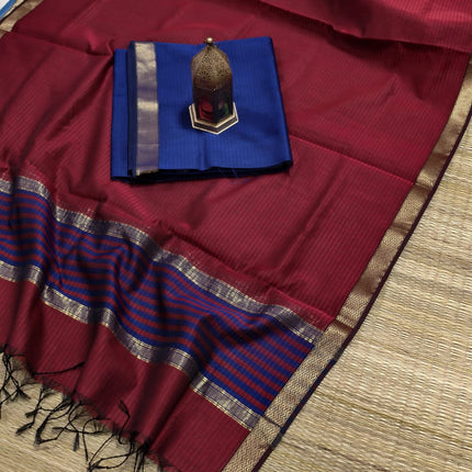 EXCLUSIVE !! HANDLOOM KOTA MAHESHWARI SILK SAREE