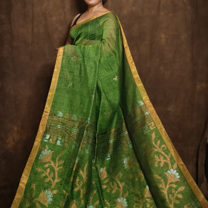 Exclusive Linen Jamdani SAREE