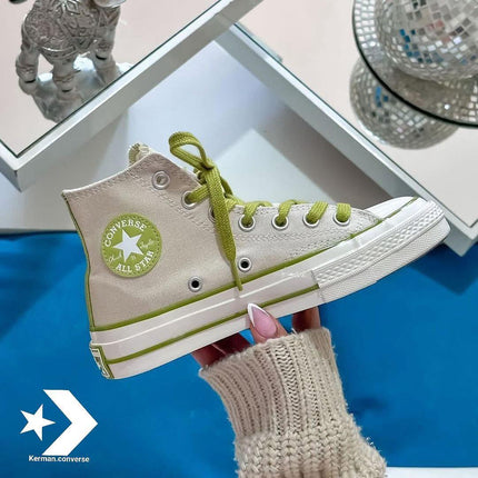 Converse Chuck Taylor 70 High Cream Green