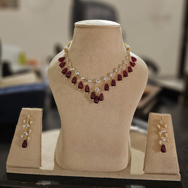 Ruby Cascade Necklace