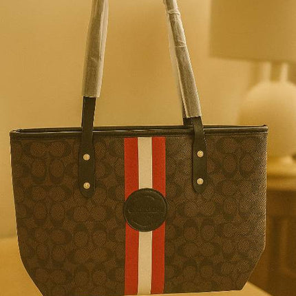 Striped Tote Bag