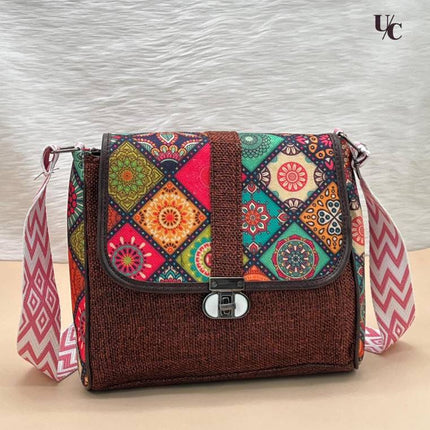 Boho Patchwork Crossbody Bag