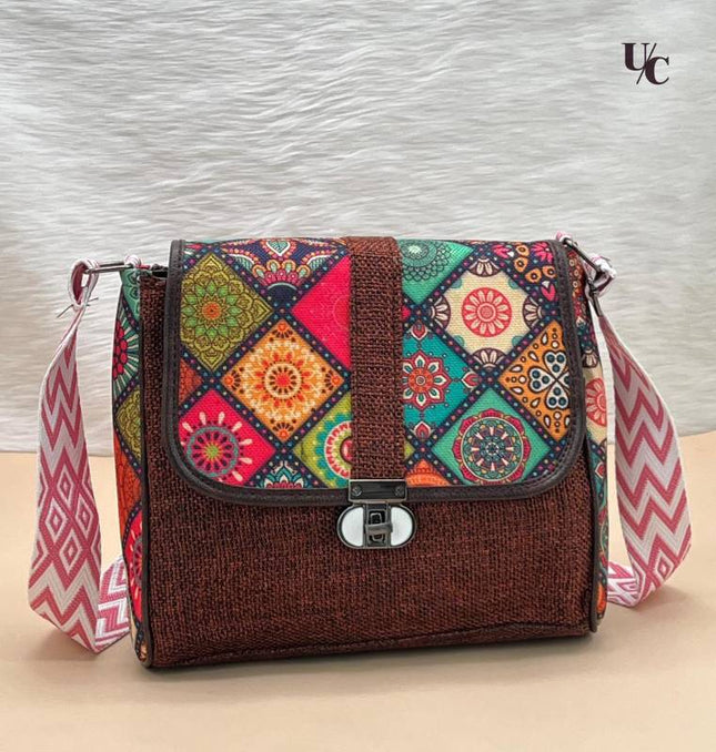 Boho Patchwork Crossbody Bag